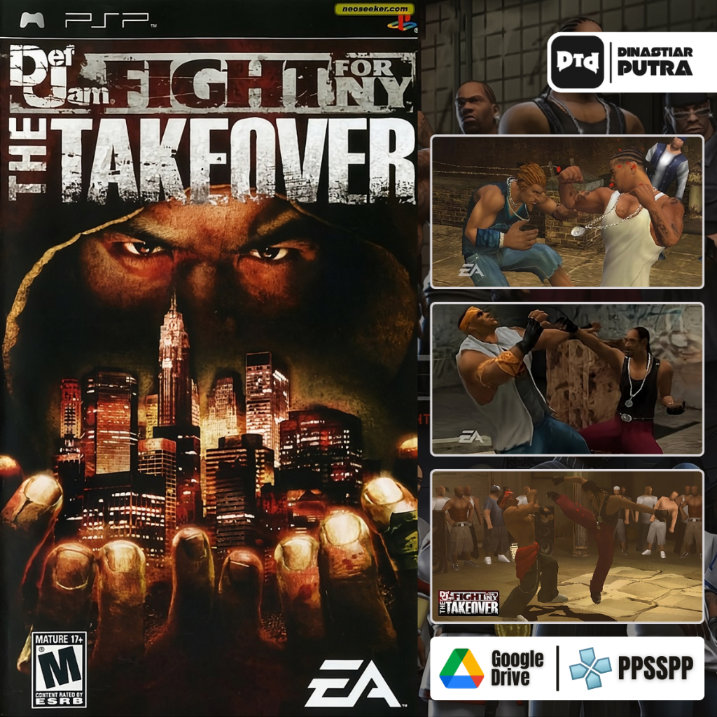Game PSP Def Jam The Takeover - Format ISO Siap Main (Google Drive)