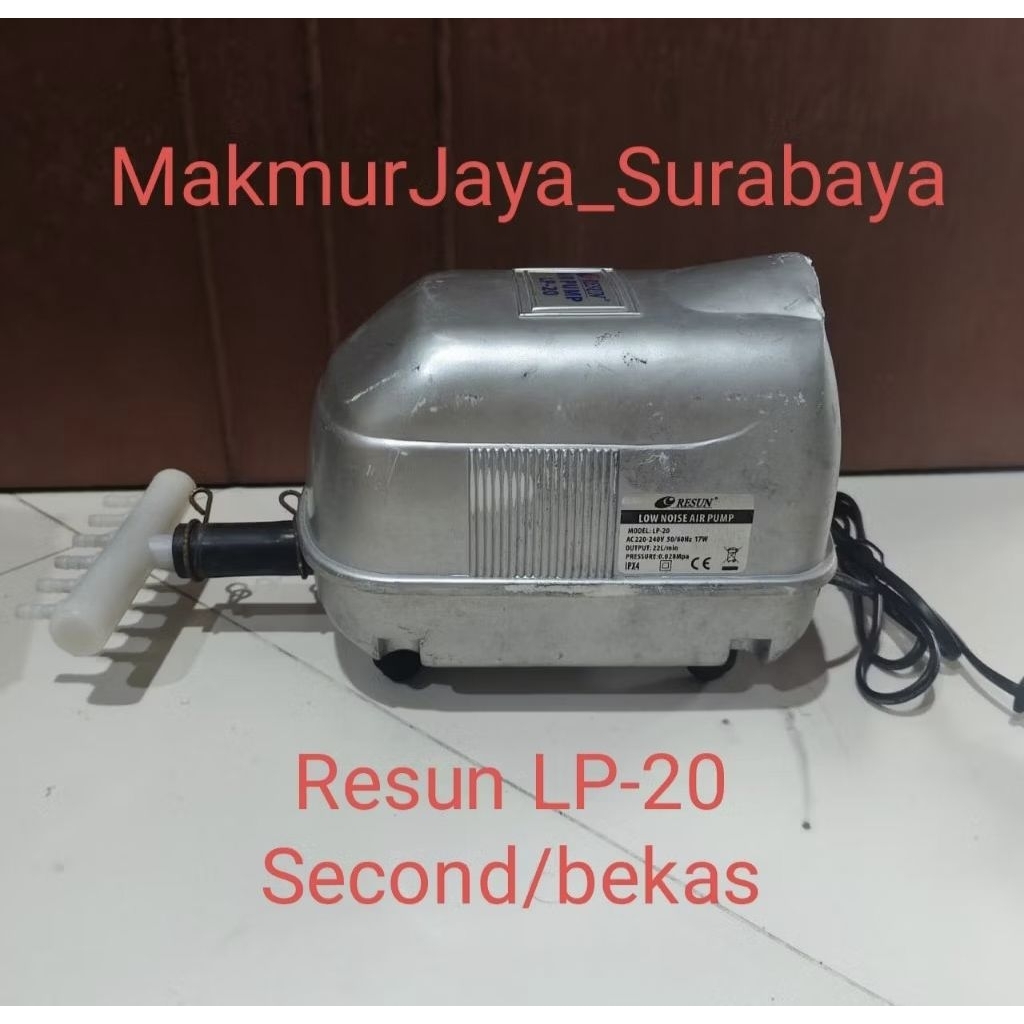 aerator resun LP-20.second normal pemakaian pribadi