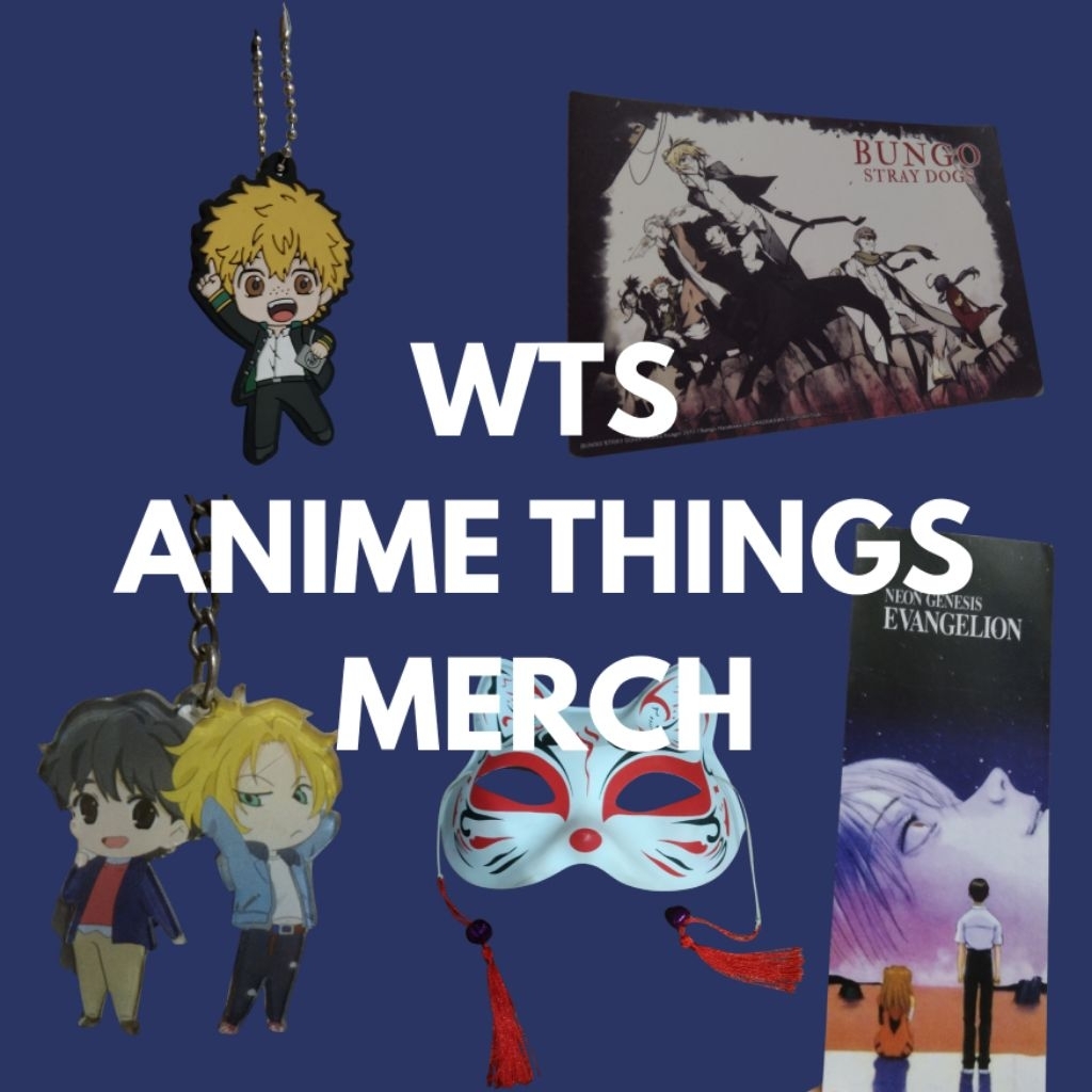 wts preloved anime merch