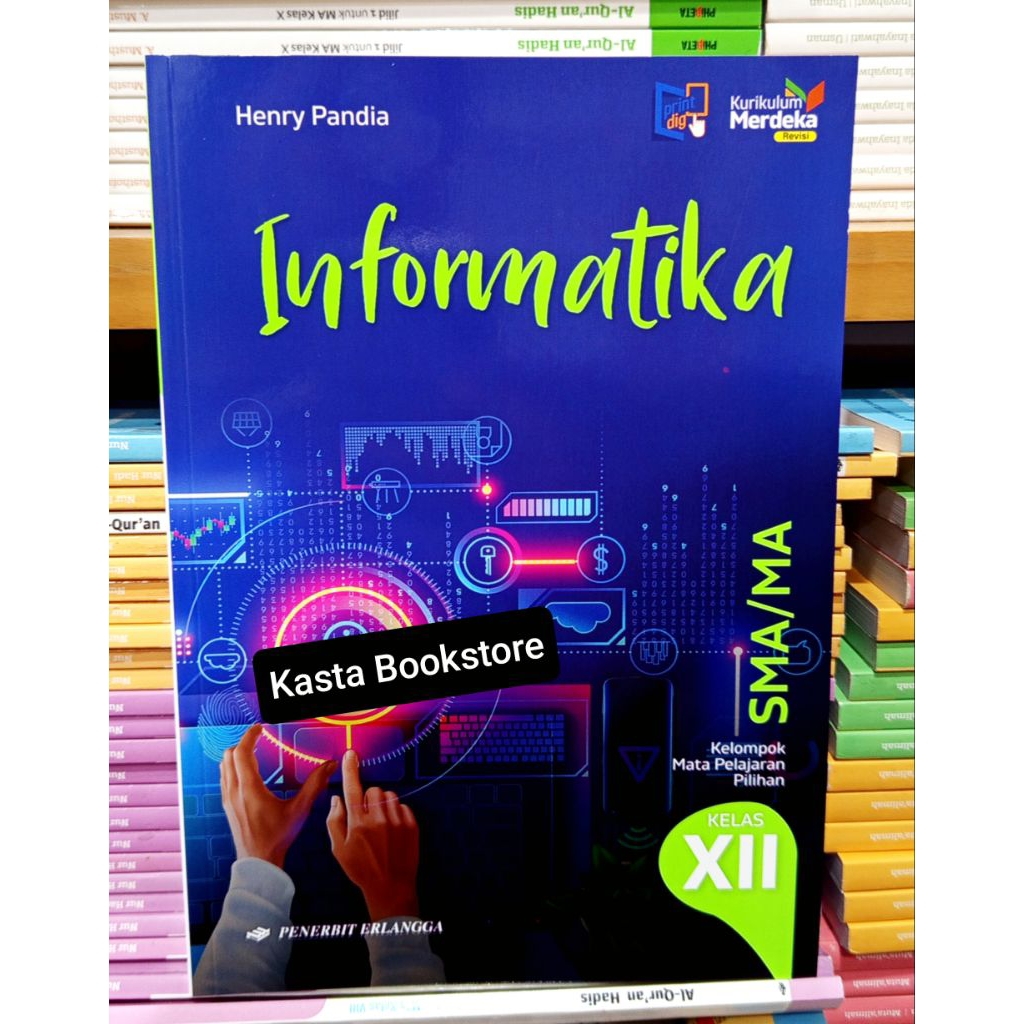 Buku Informatika Kelas 12 SMA Kurikulum Merdeka Rev Erlangga