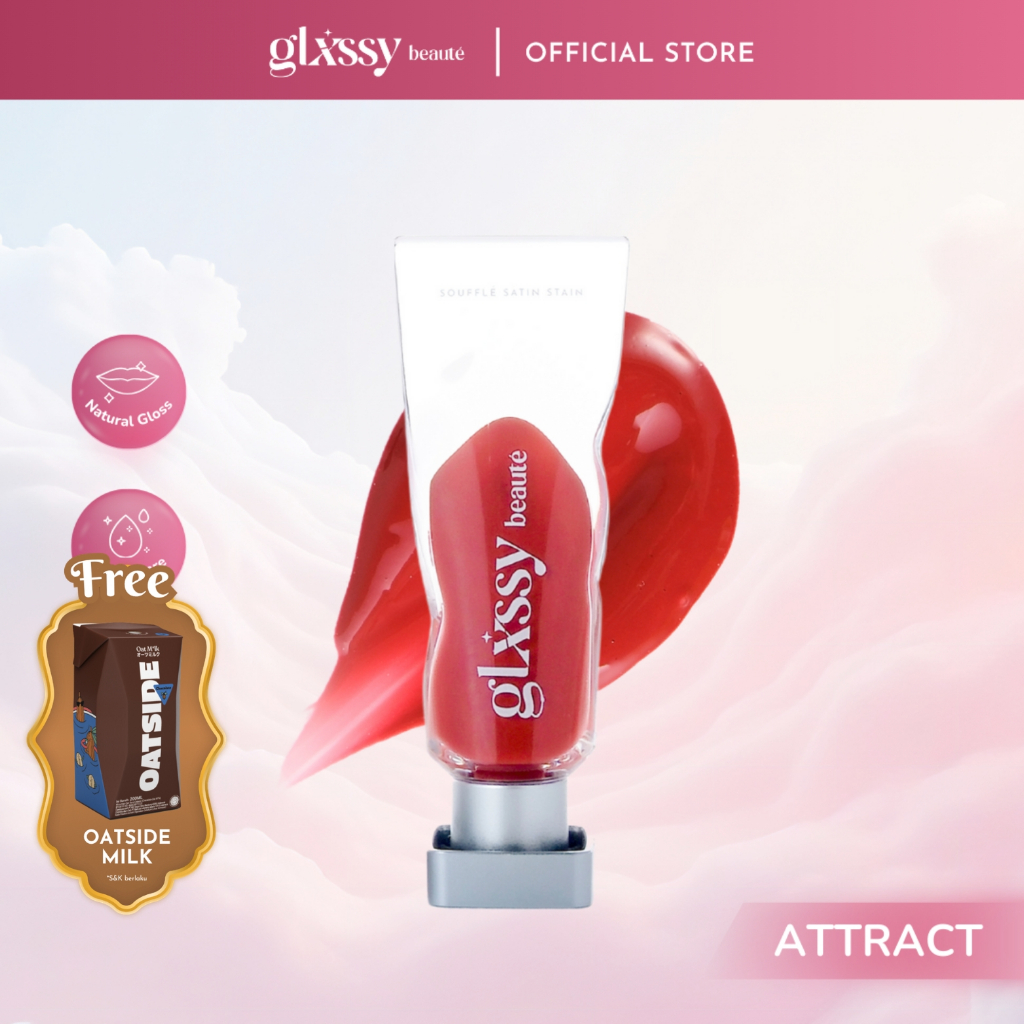 Glxssy Beaute Souffle Satin Stain Attract - Lip Tint
