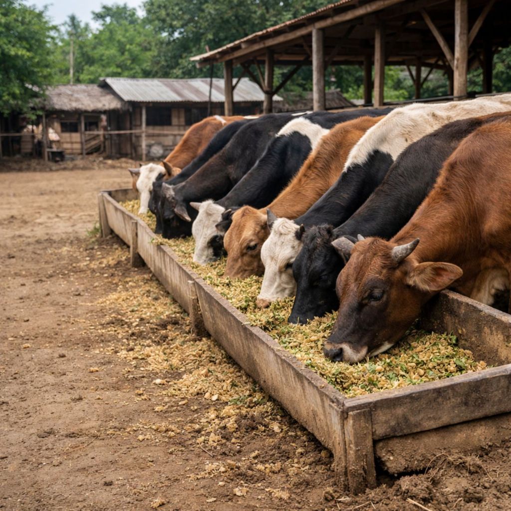 Vitamin Sapi Kambing Nawasena 1L – Vitamin Ternak untuk Sapi Kambing Nafsu Makan Naik Cepat Gemuk, P