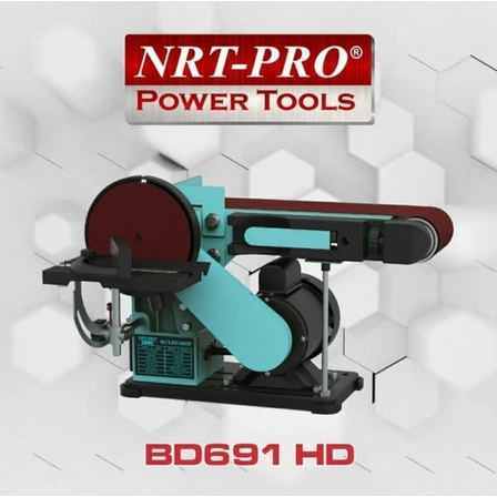 NRT-PRO type 691HD Mesin amplas duduk belt disc sander 6" 100 X 914