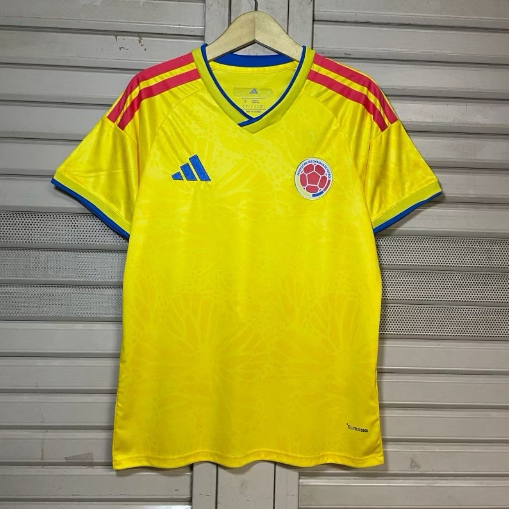 Jersey Colombia Home World Cup 2026 2027 Grade Original - Jersey Colombia Piala Dunia High Quality