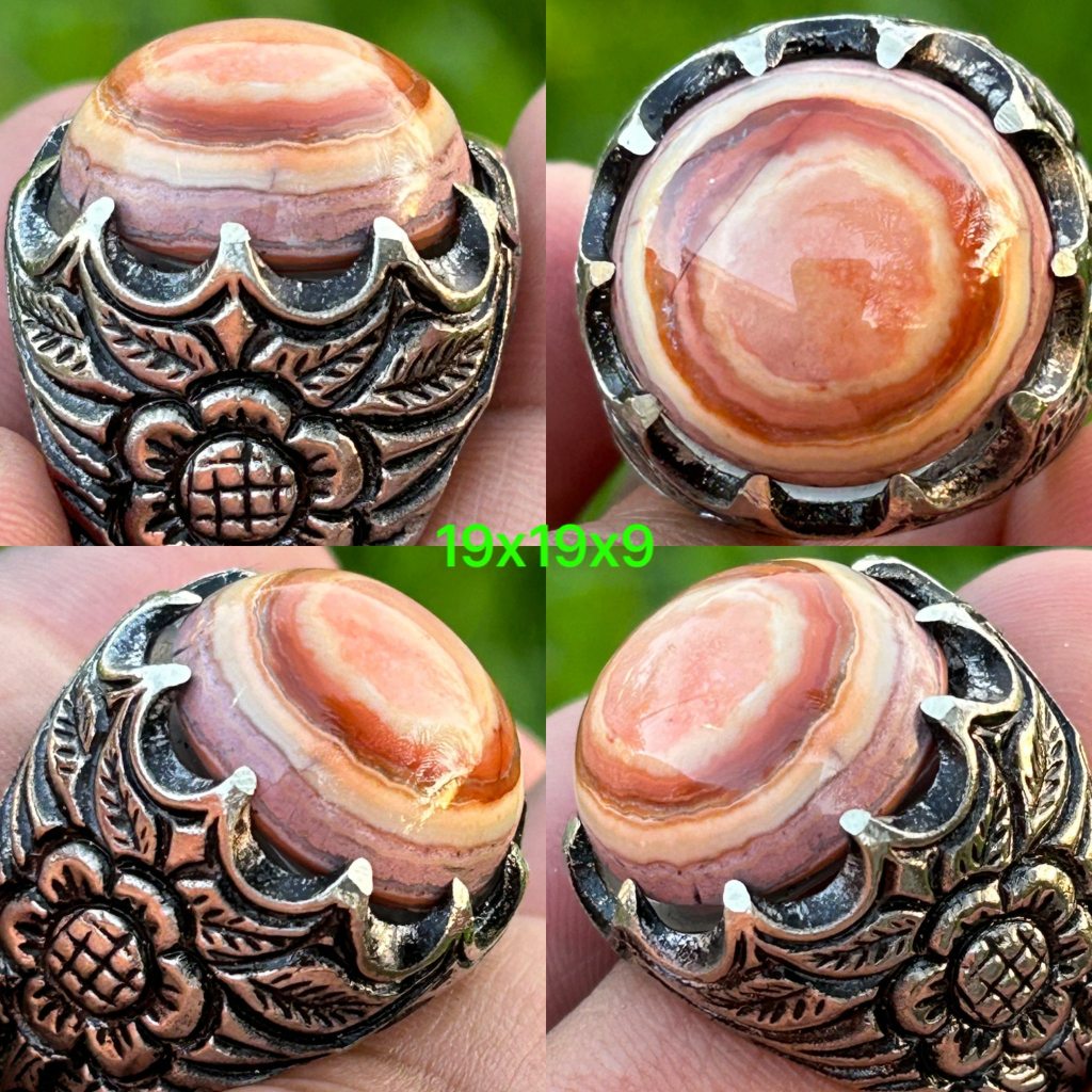 Natural Batu Akik Motif Gambar Pusaran Mata Dewa Puser Bumi Antik 20