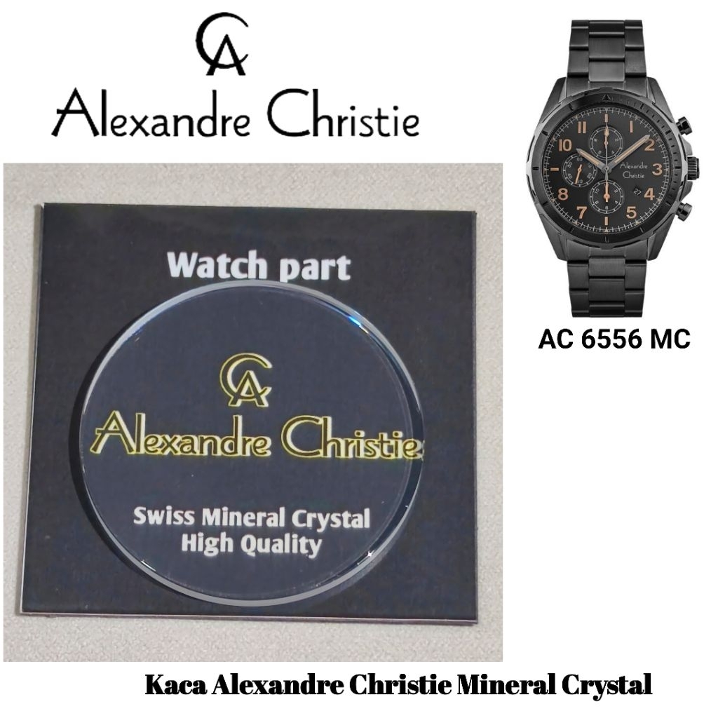 Kaca Jam tangan alexandre christie Type ac 6556 mc