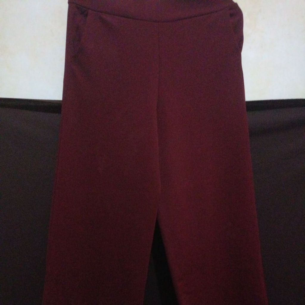 Celana Kulot Wanita Maroon