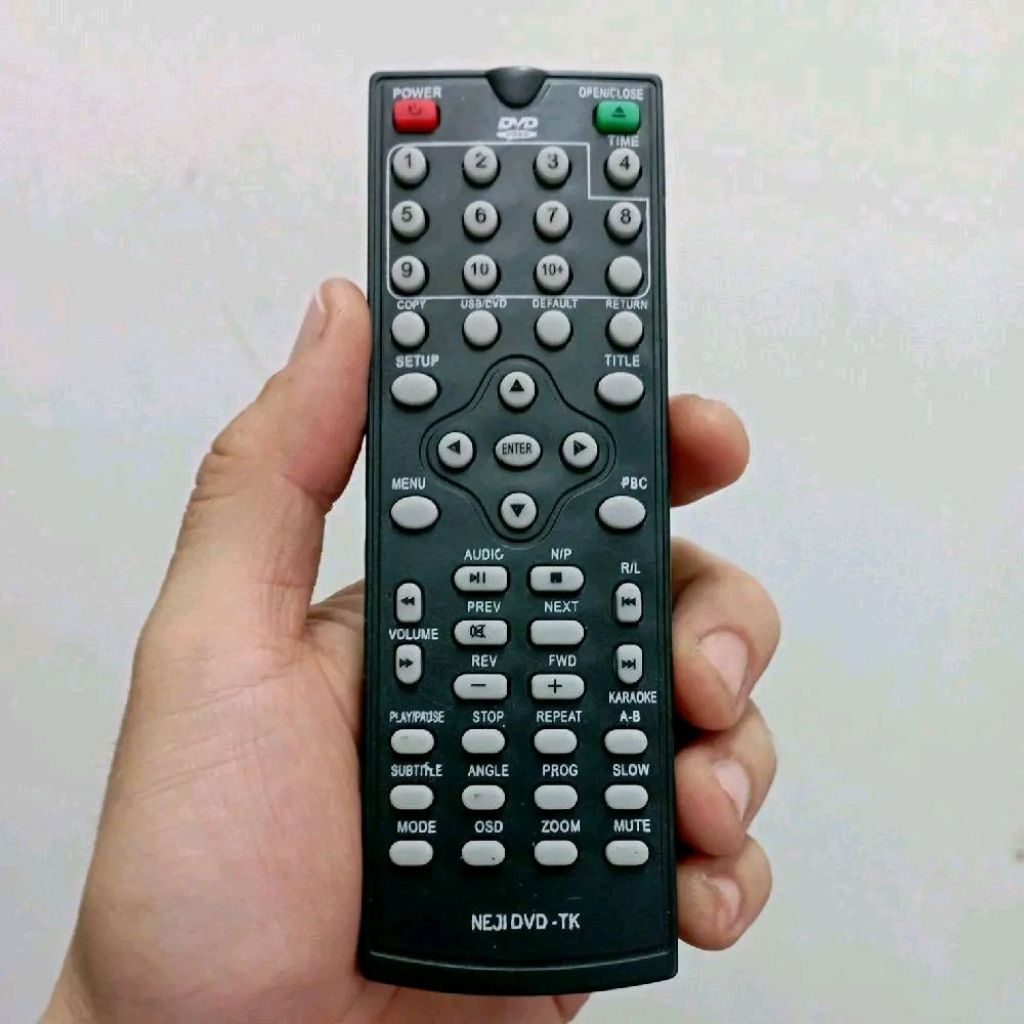 Remot Remote DVD Player Universal Tanpa Setting Rinrei DRN533K DRN533D DRN566 Daiken DK595D Neji San