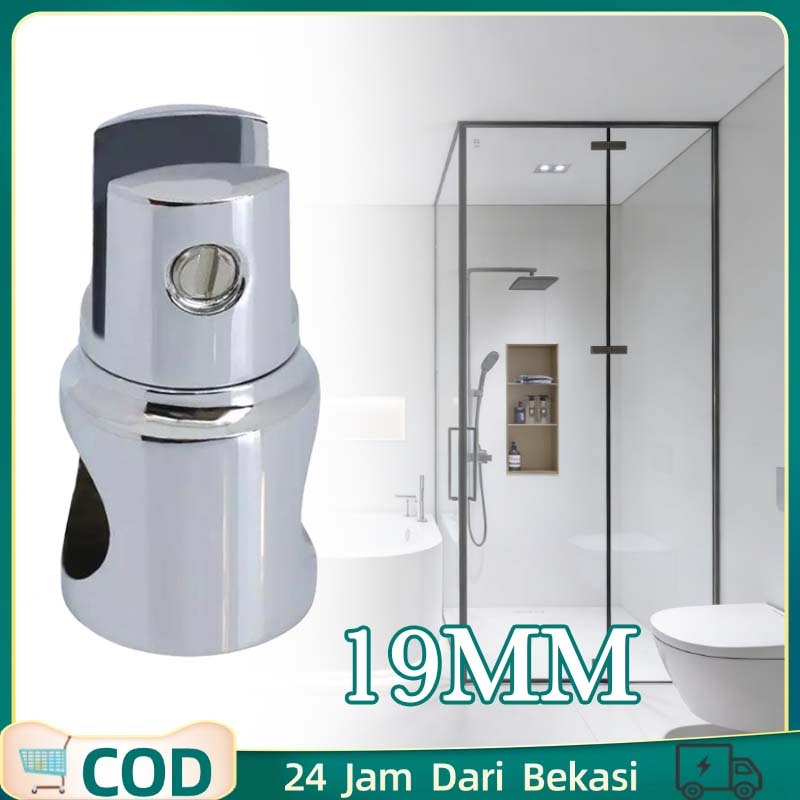 Holder Pipa Ke Kaca 19mm Tube To Glass Connector Konektor Braket Kaca Glass Clamp Holder Connector P