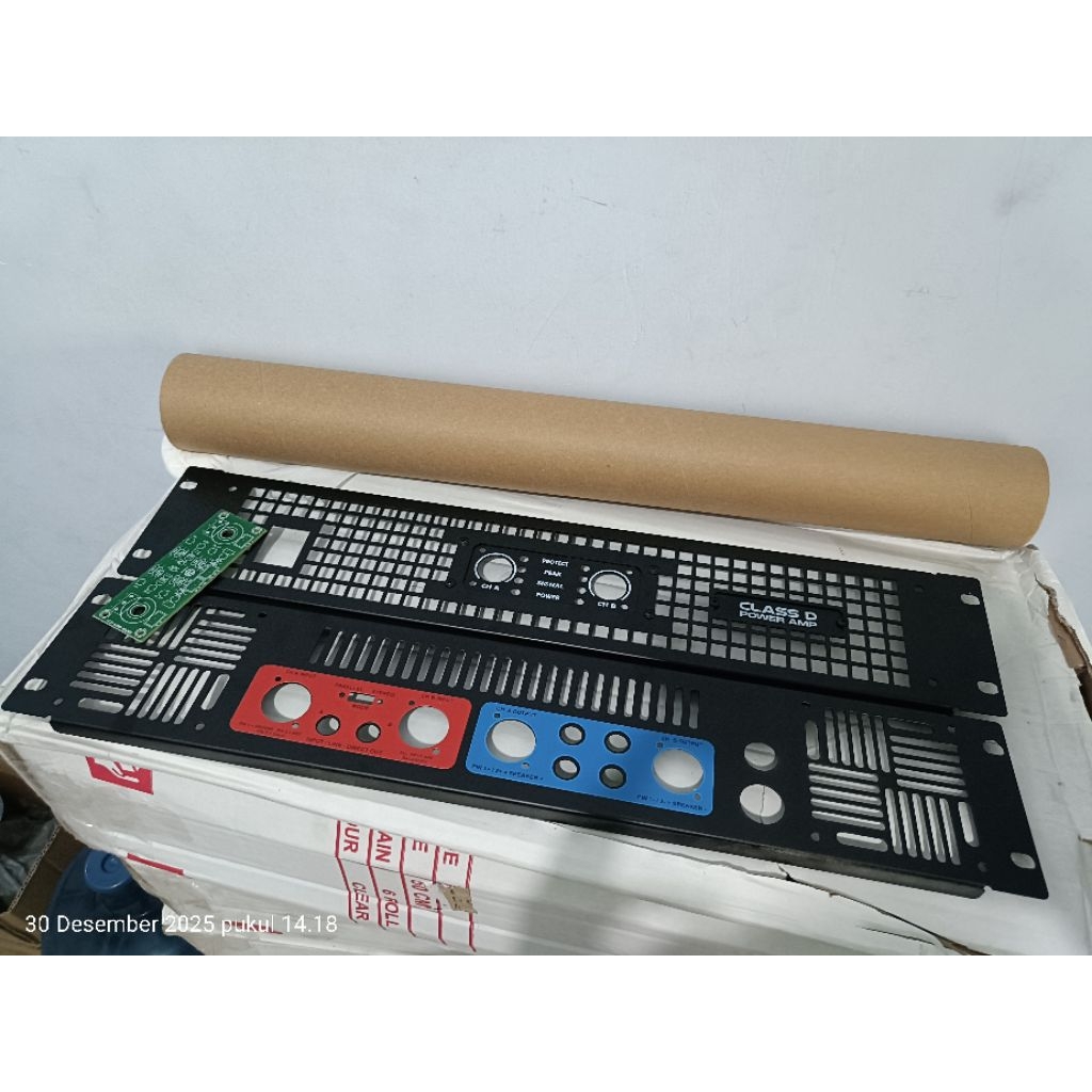 plat Power 2u2ch depan belakang