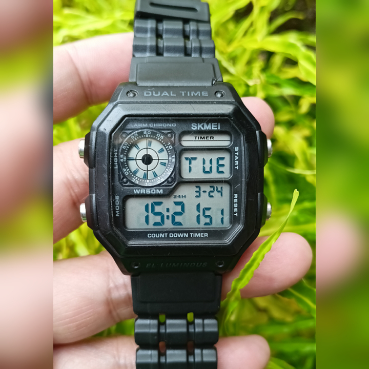 SKMEI 1335 Digital Watch Original Second | Jam Tangan Pria Sporty