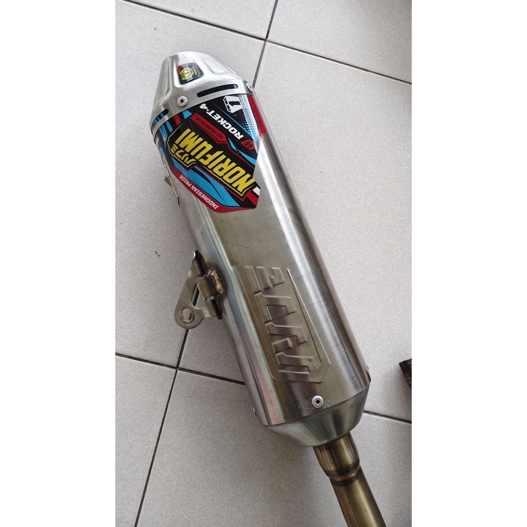 knalpot klx norifumi Rocket 4 original