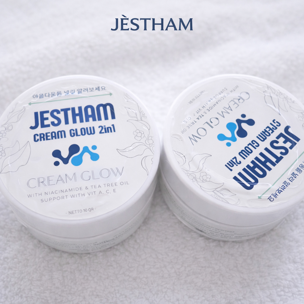 JESTHAM Cream Glow 2in1[10gr] Mencerahkan, Melembabkan, Mengatasi Flek