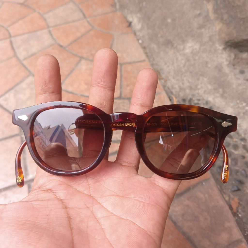 frame kacamata original moscot lemtosh sport clip on second