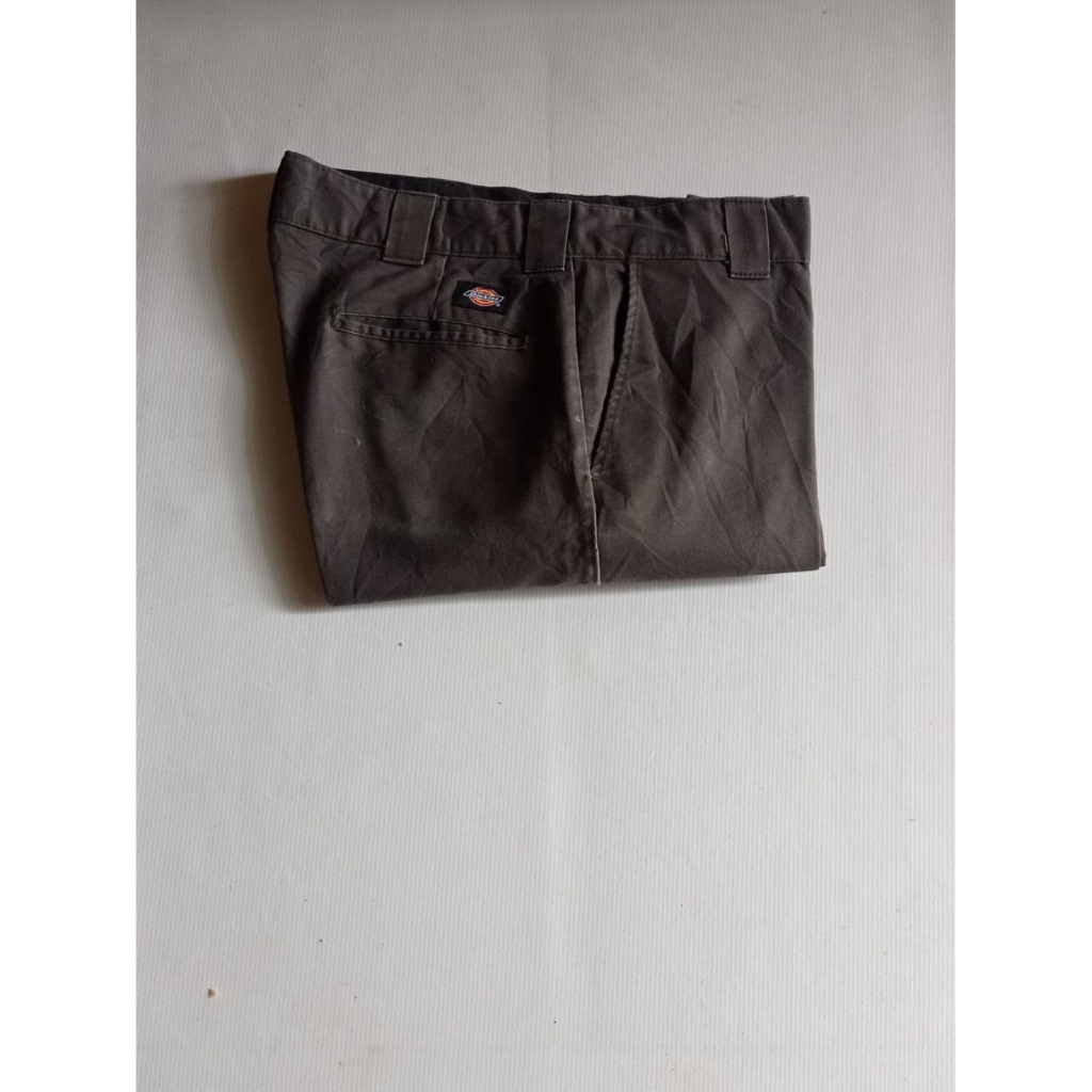 Celana Dickies Flex Slim Taper Warna Mossgreen/Olive Green Size 36×30 Second Brand Dickies