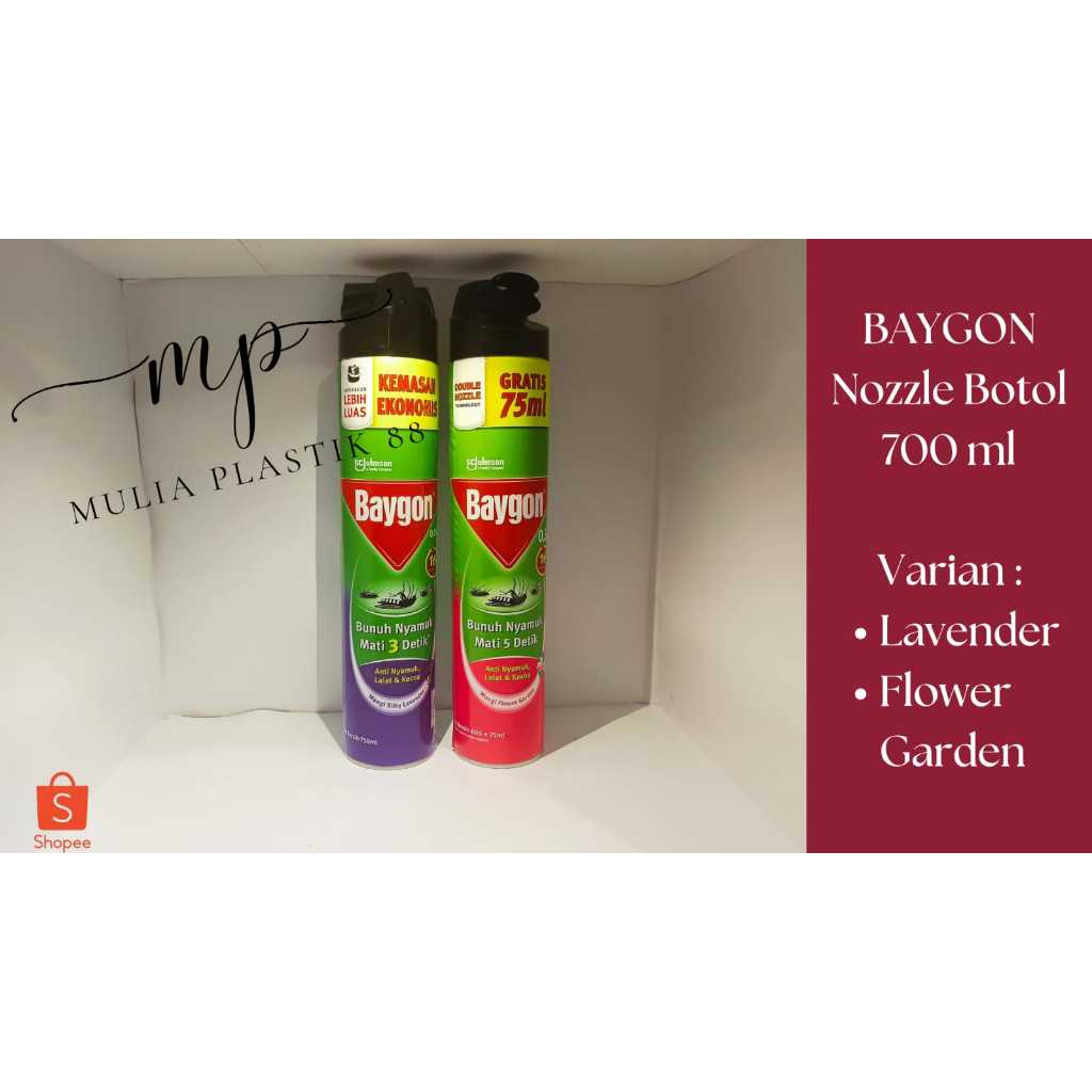 BAYGON Obat Nyamuk Semprot Botol Besar Nuzzle 700ml Promo Murah Banget