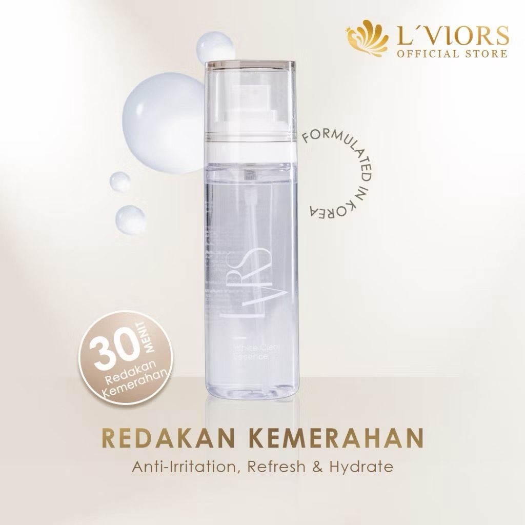 LViors White Clear Essence meredakan merah iritasi dan Bikin wajah Auto kinclong Exp   26-02-2028