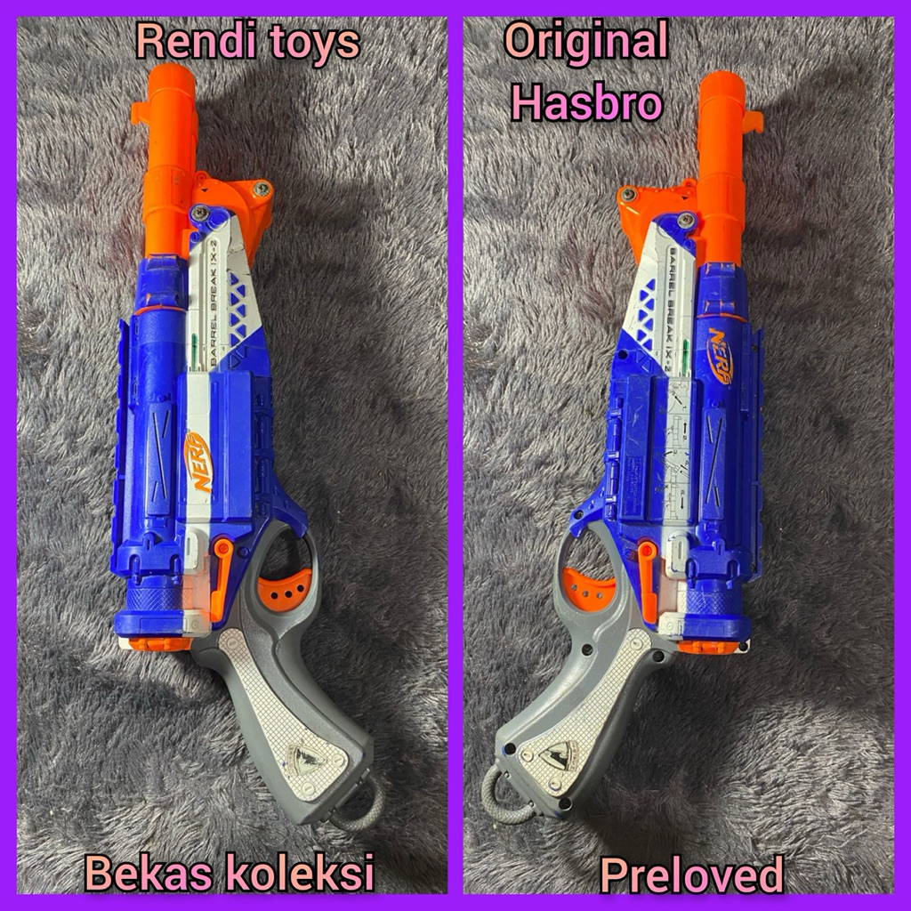 Nerf N-Strike Barrel Break IX-2  Original Hasbro | Rendi Toys | Bekas Koleksi