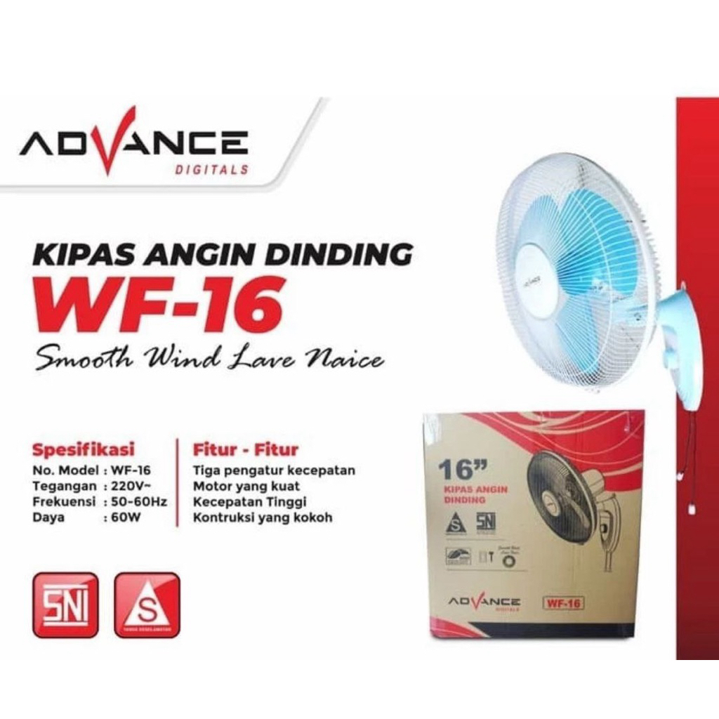 Kipas Angin Tempel Dinding