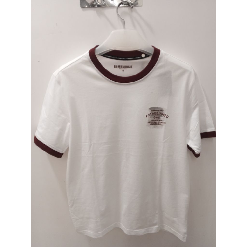 kaos lengan pendek pria bomboogie original size S-XL