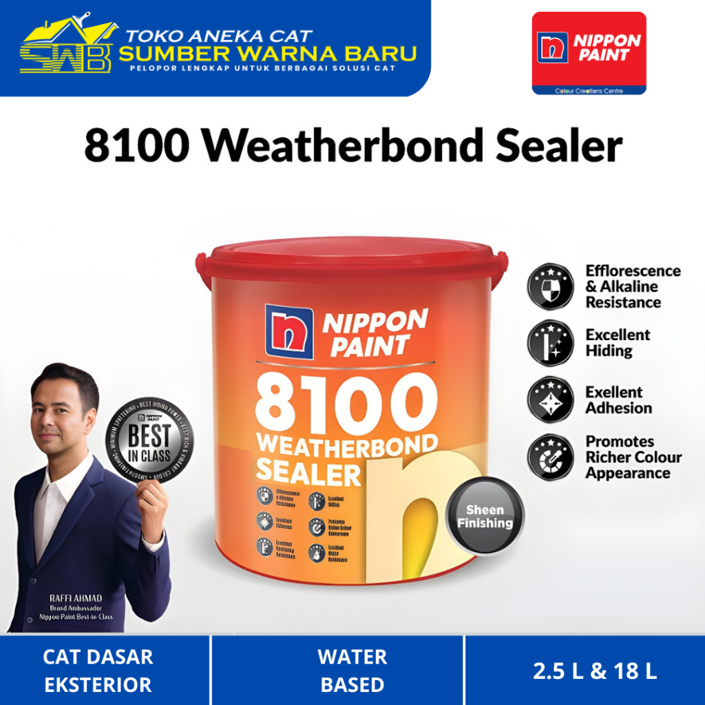 NIPPON 8100 WEATHERBOND SEALER-CAT DASAR DINDING EKSTERIOR
