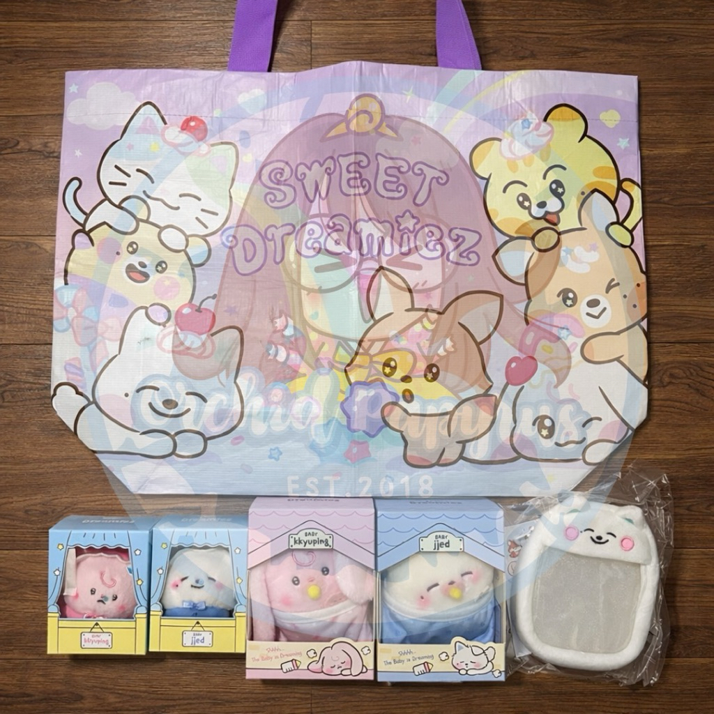 [READY STOCK] NCT Dream Dreamiez Baby Plush Keyring Jjed Kkyuping LineFriends Pop Up MD