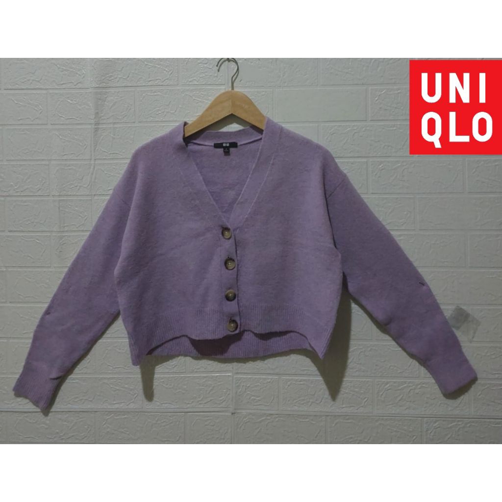 Uniqlo Lilac Cardigan