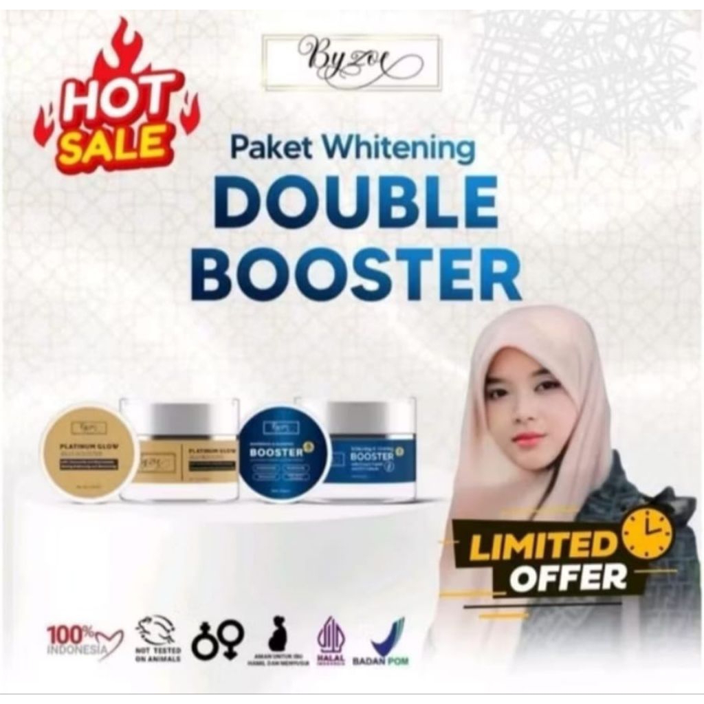 BYZOE Whitening&Glowing Booster With Cooper Peptide&DNA Salmon