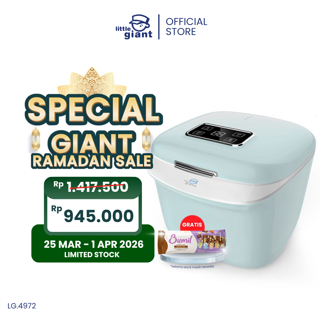 Little Giant Zhora Digital UV Sterilizer & Dryer | UV Sterilizer Botol Bayi