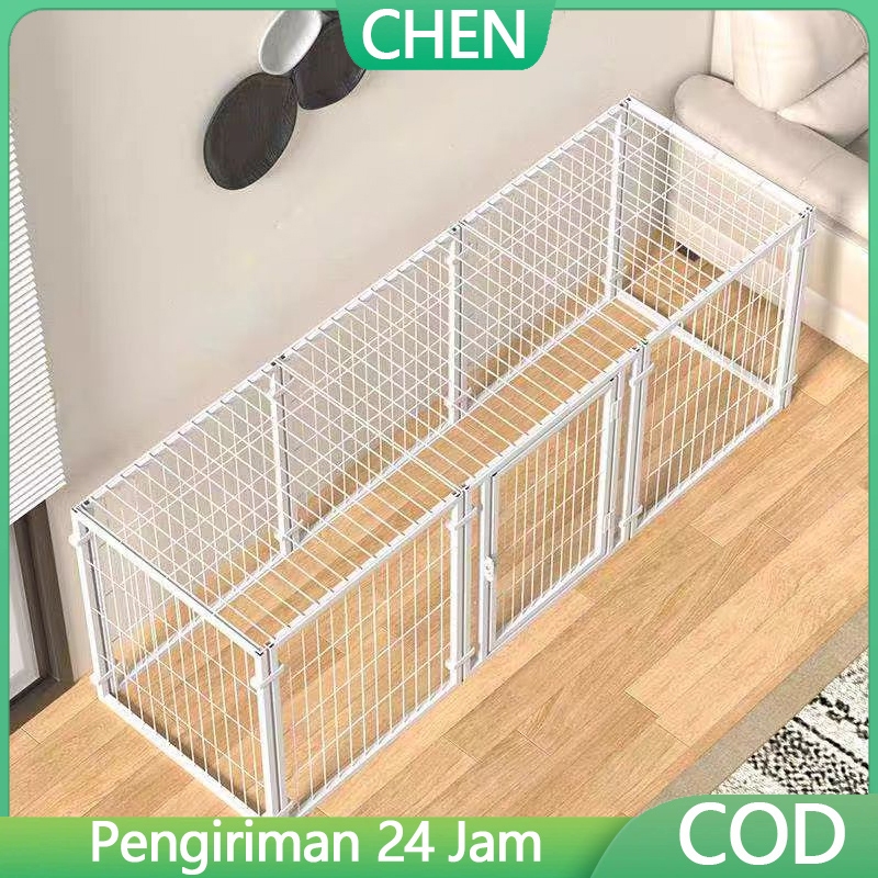 Kandang Hewan Peliharaan Jaring Besi Multifungsi Pagar Hewan Peliharaan Rumah Tangga Penyambungan Gr