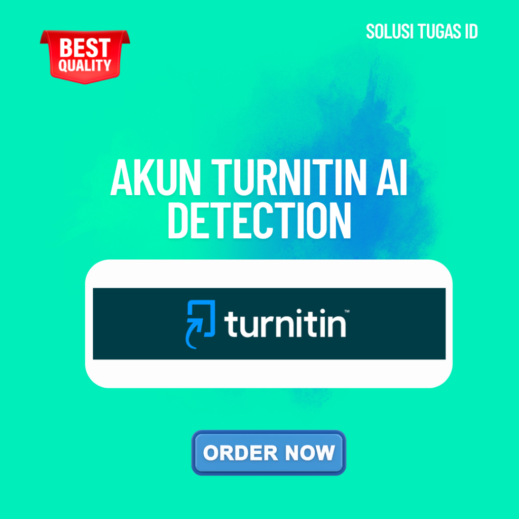 Akun Turnitin Orginality.com 3 kouta cek+ai inggris