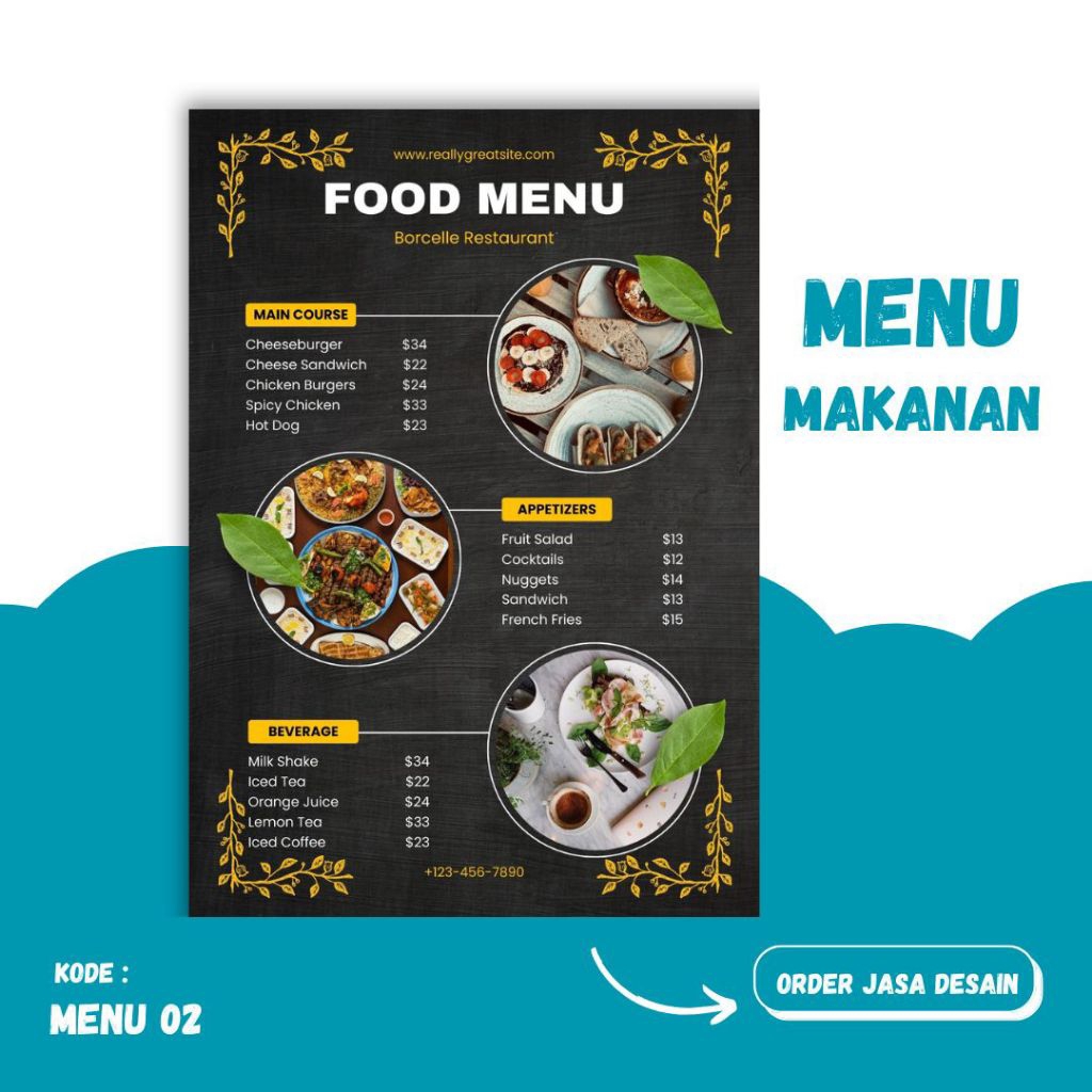 JASA DESAIN MENU MAKANAN