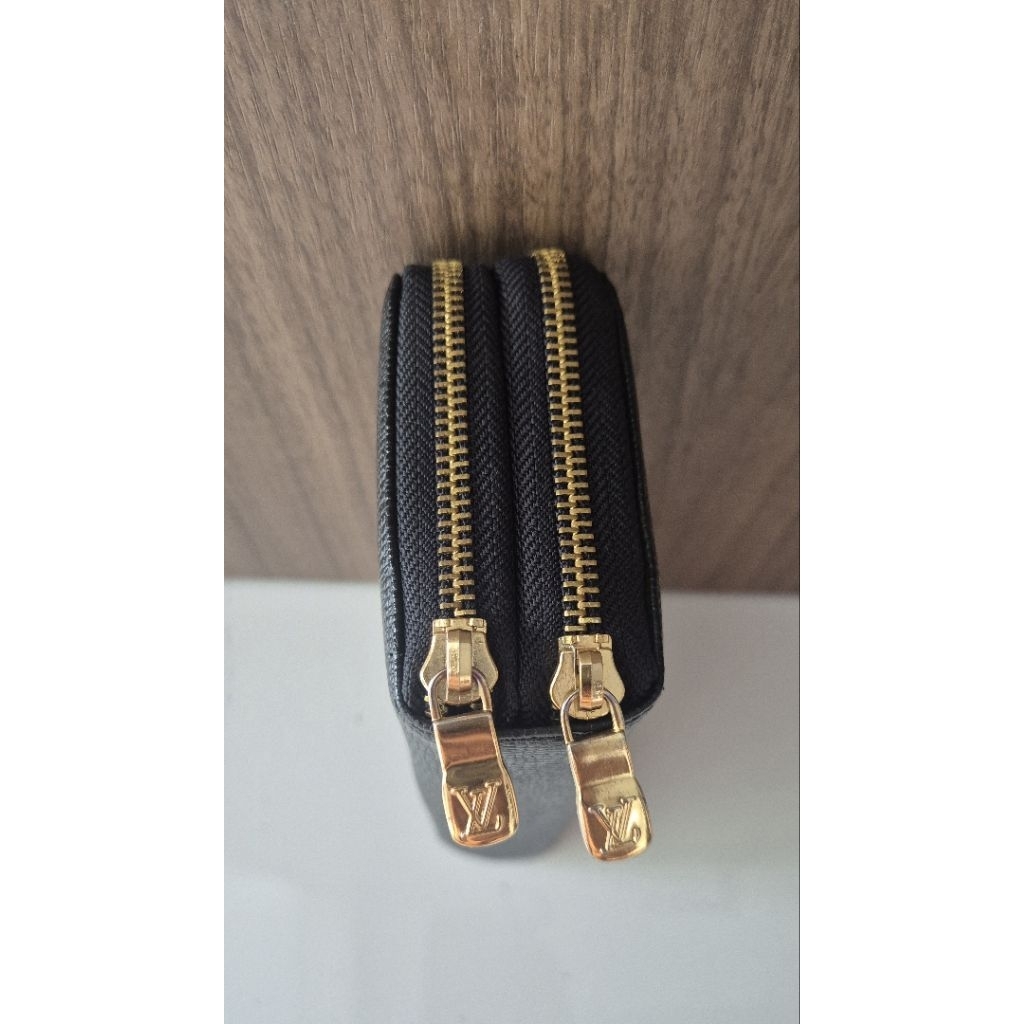 Dompet panjang wanita/pria louis vuitton double zipper