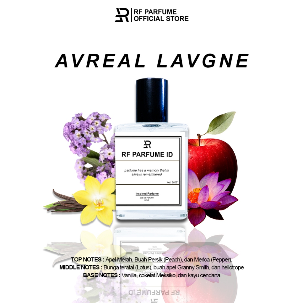 PARFUME WANITA AVRIL LAVIGNE  TAHAN LAMA WANGI FRESH  DAN MANIS INSPIRED PARFUME BY RF PARFUME ID