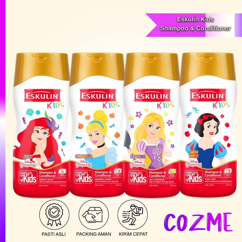 ESKULIN KIDS Shampoo & Conditioner | Disney Princess Series