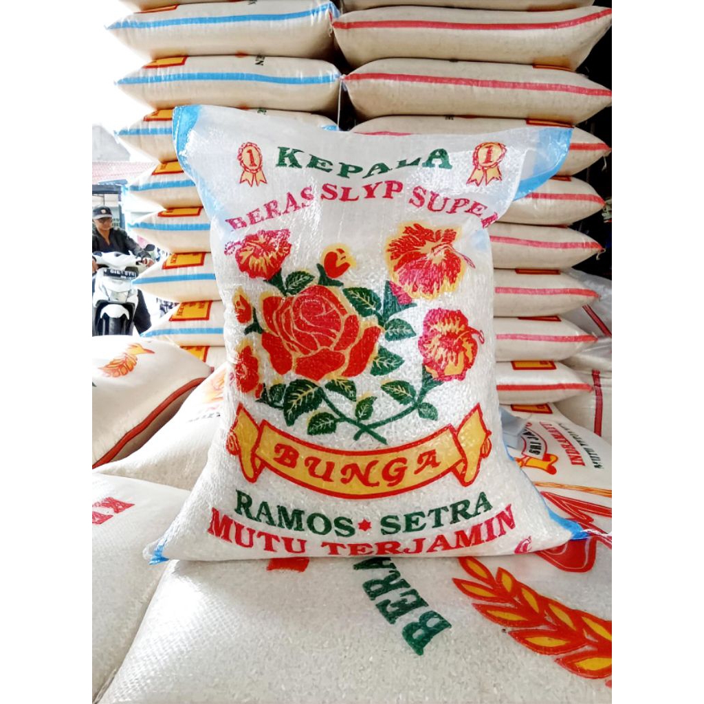 BERAS BUNGA MAWAR SETRA RAMOS - 10L (LITER)