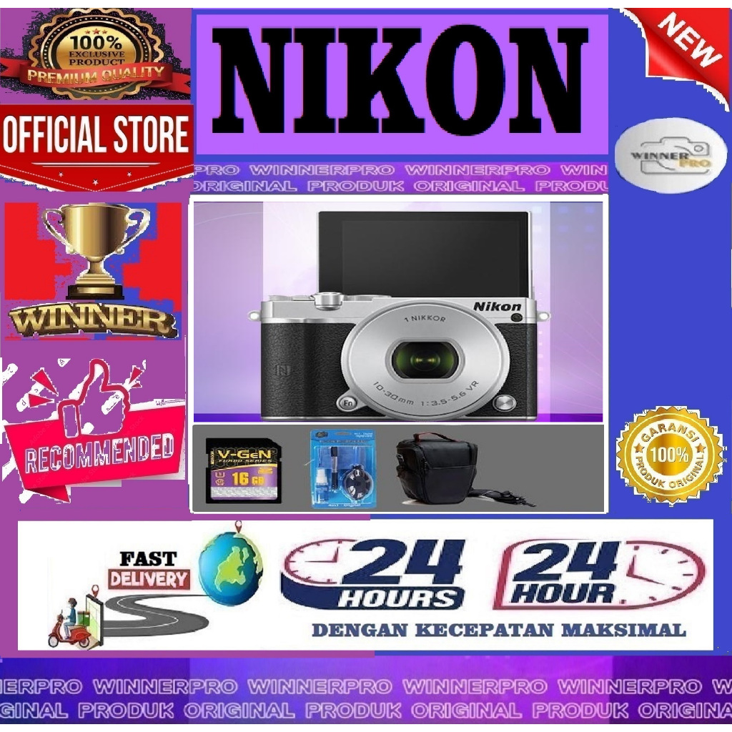 Kamera Nikon Coolpix J5 Kit 10-30mm - Nikon J5