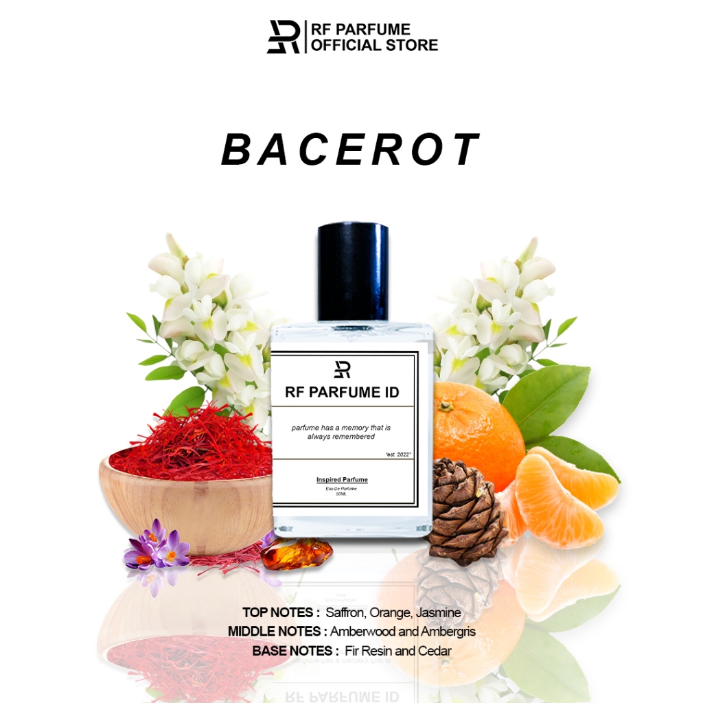 PARFUME PRIA/WANITA BACCCRAT TAHAN LAMA WANGI SOFT  KALEM DAN WOODY INSPIRED PARFUME BY RF PARFUME I