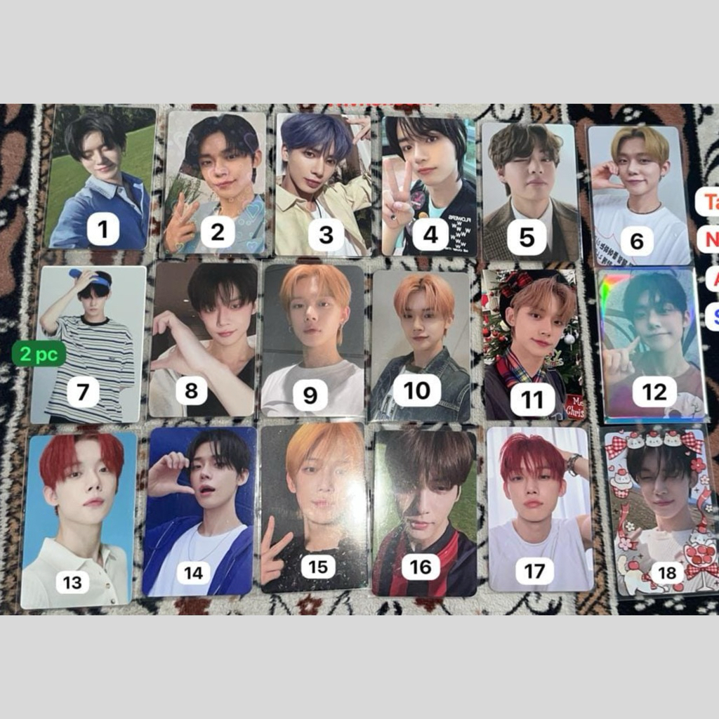 PC PHOTOCARD OFFICIAL TXT YEONJUN TAEHYUN BEOMGYU