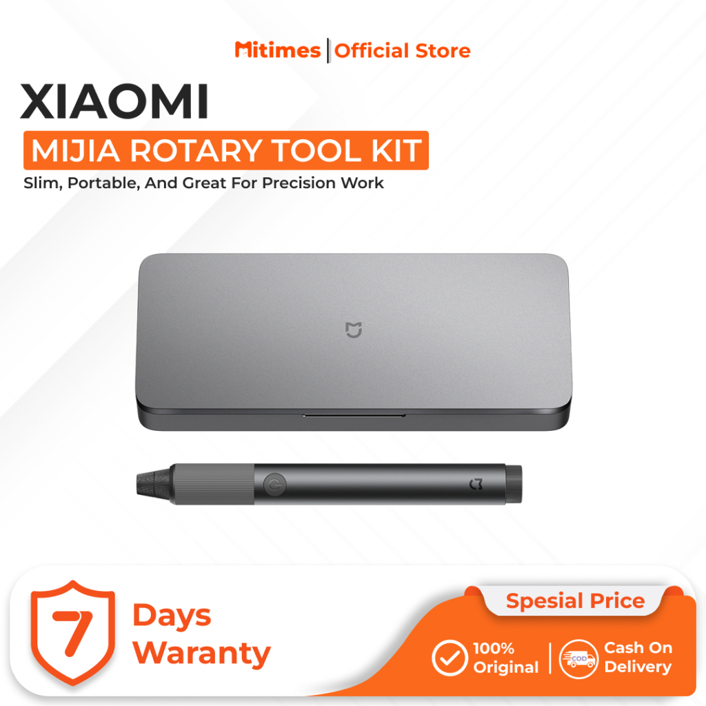Xiaomi Mijia Rotary Tool Kit 16in1 Cordless Mini Bor Ukir Poles Multifungsi DIY Grinder Electric Ori
