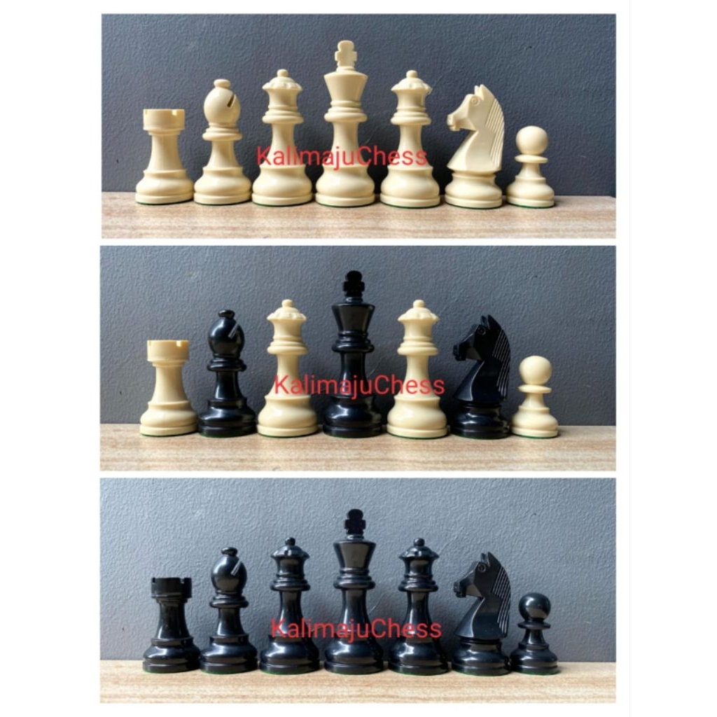 Bidak catur plastik premium type DGT