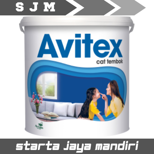 Cat Avitex Emulsion 5 Kg Cat Tembok Interior Plafon Eternit