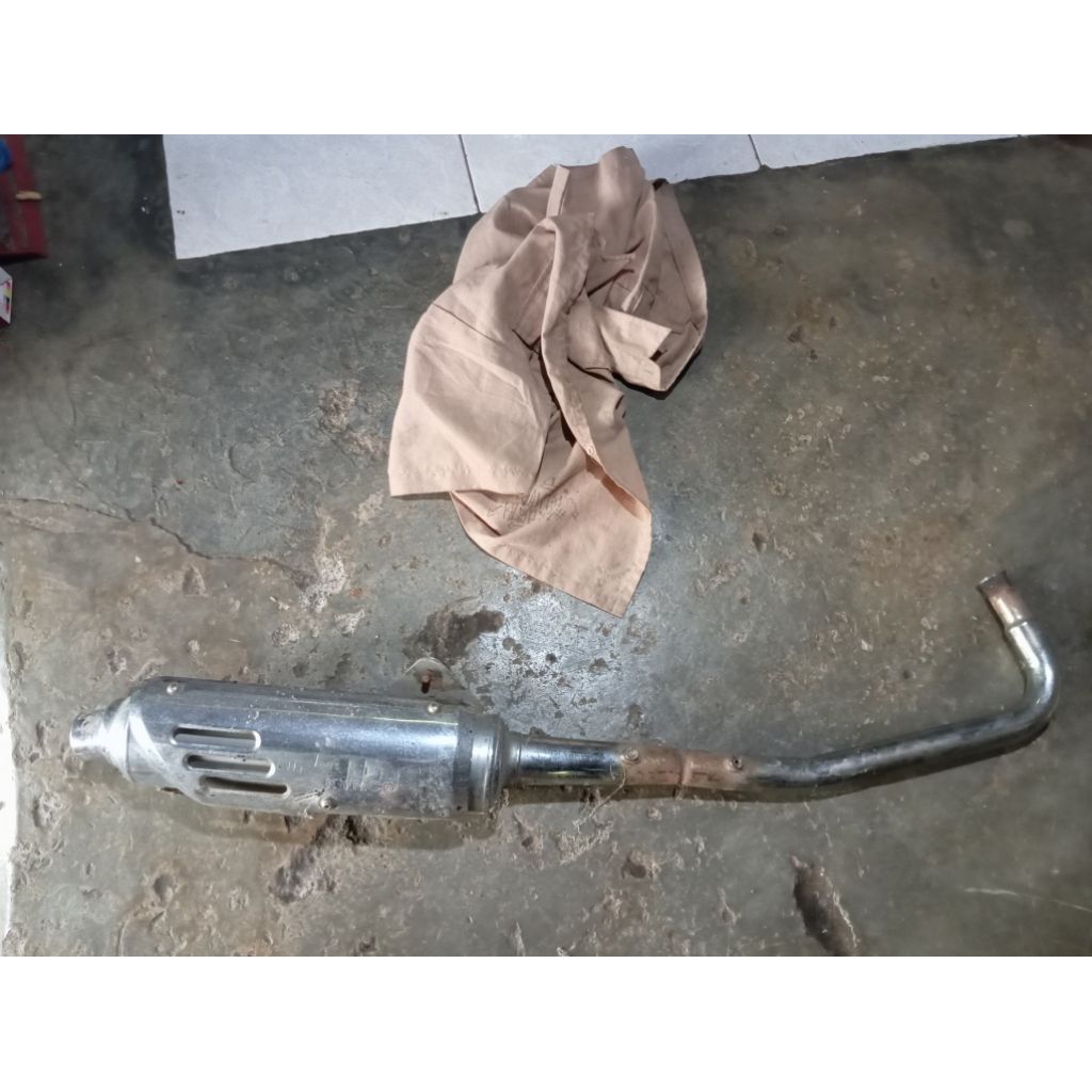 knalpot kymco spike120rr original