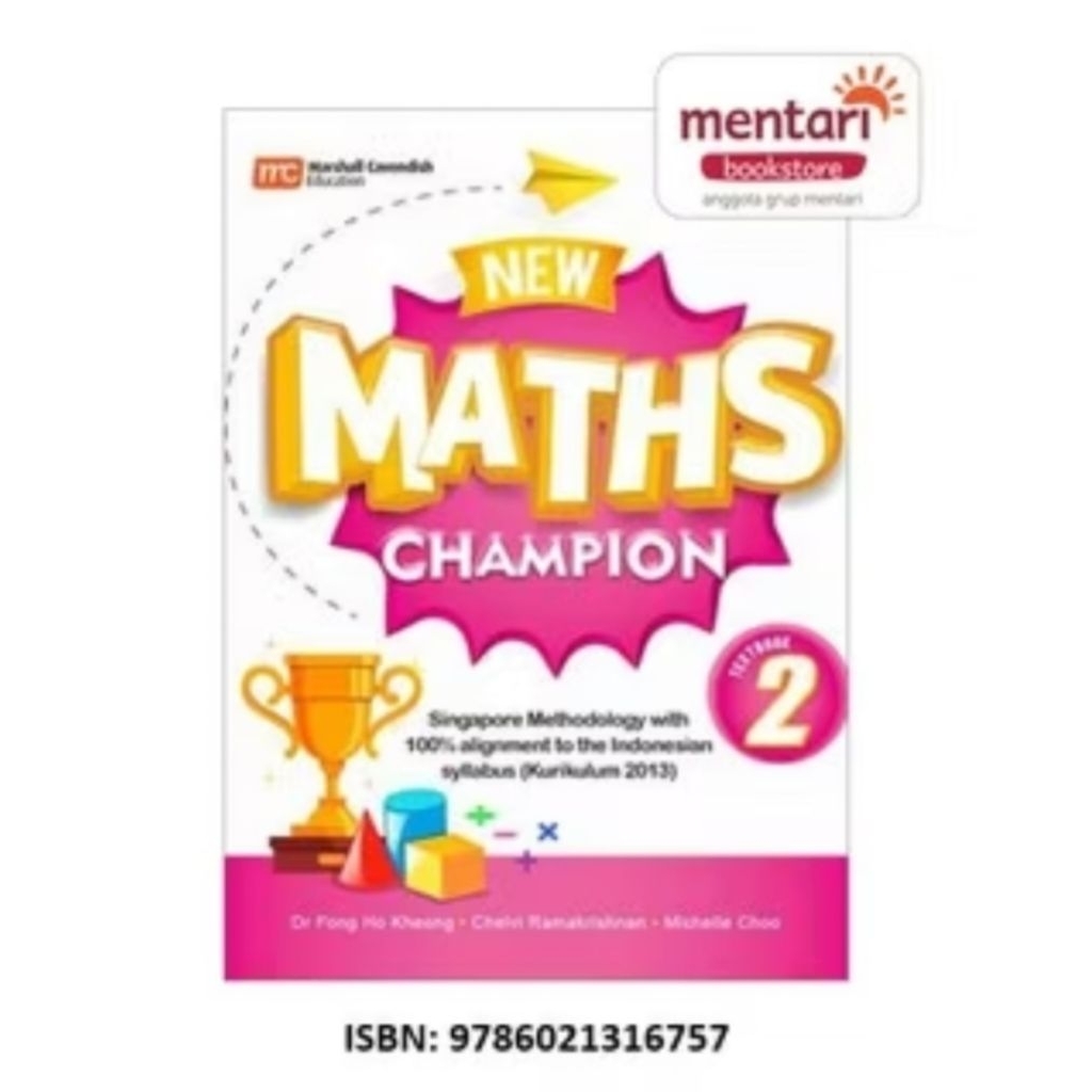 New Maths Champion textbook 2 singapore Mentari Marshall Cavendish