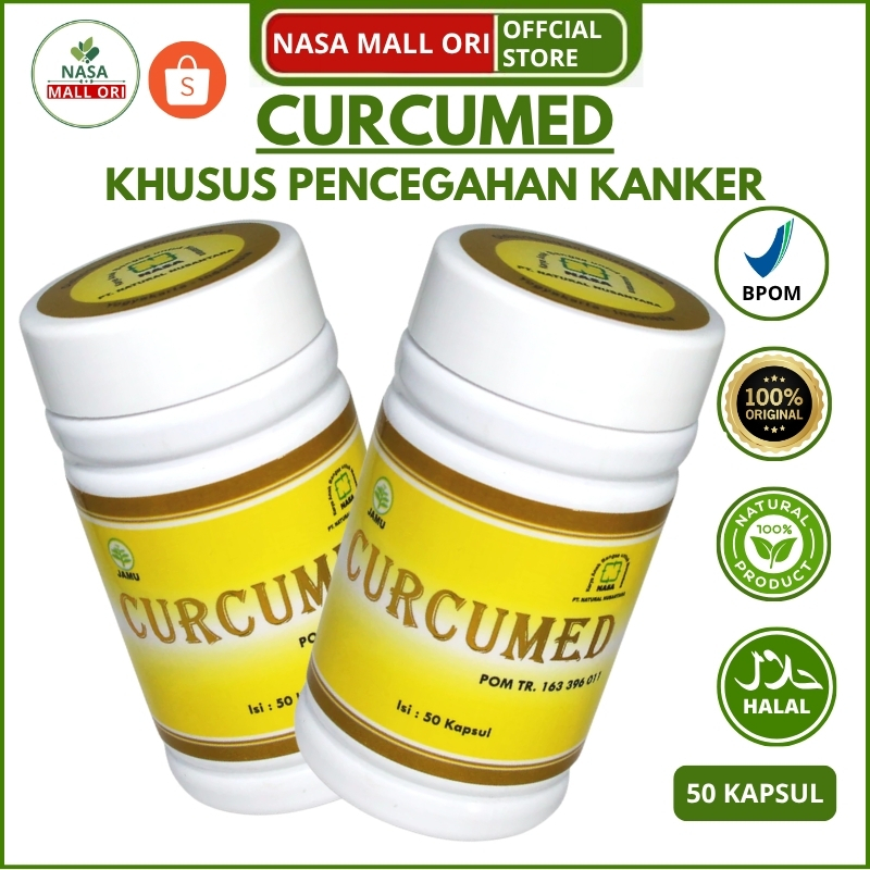 Original Curcumed NASA 50 Kapsul Herbal Kesehatan Imun & Anti Peradangan Asam Lambung