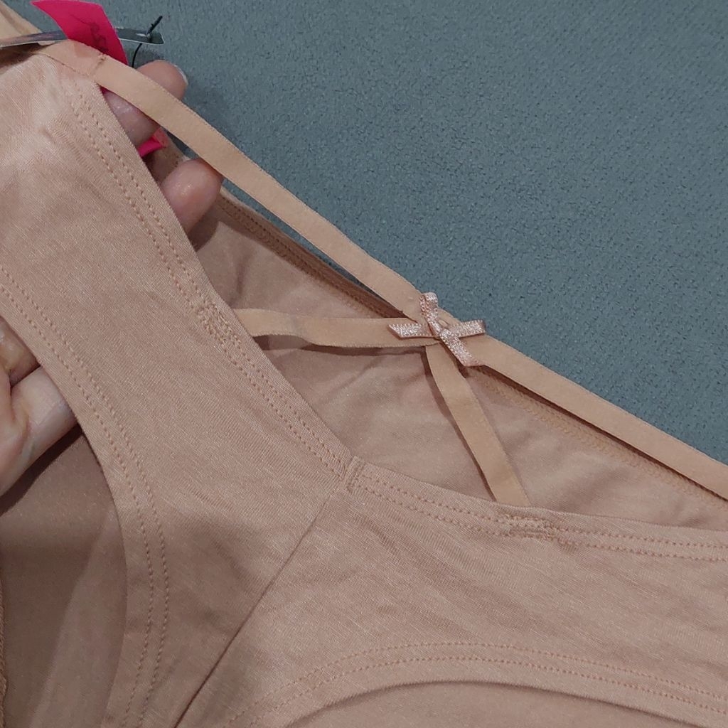 Myu88_Jual La Senza Thong size XL warna coklat  Bahan Lenzing Modal serap keringat lembut halus