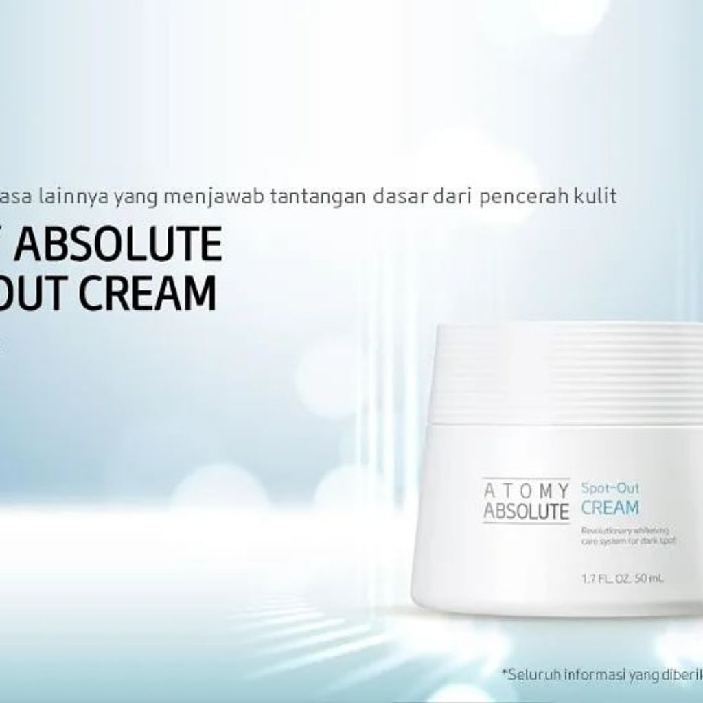 Atomy absolute spot out cream khusus wajah flek dan anti aging