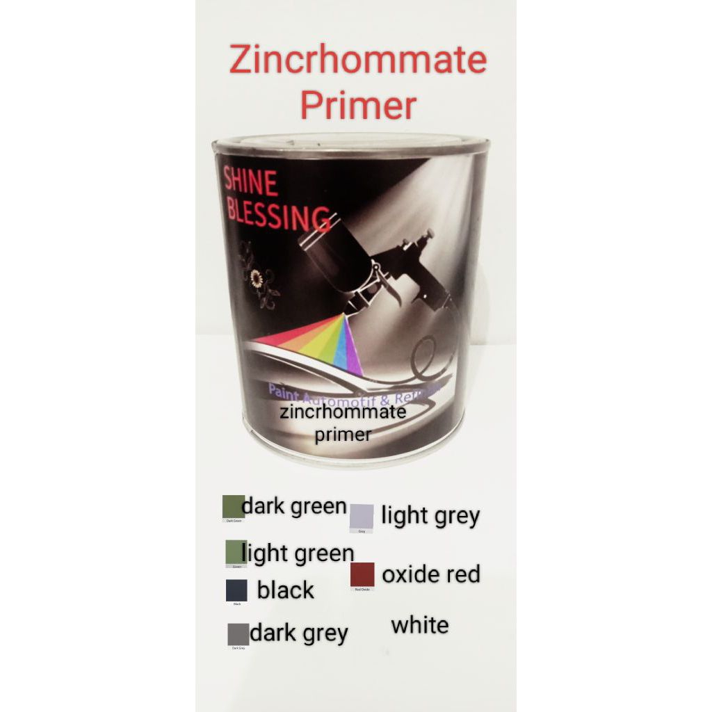 zincrhommate Primer/cat anti karat/meni besi
