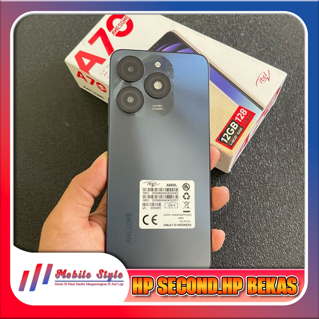iTel A70 Ram 3/64GB | 3/128GB | 4/64GB | 4/128GB | 4/256GB | 8/128GB Second Mobile Style Store