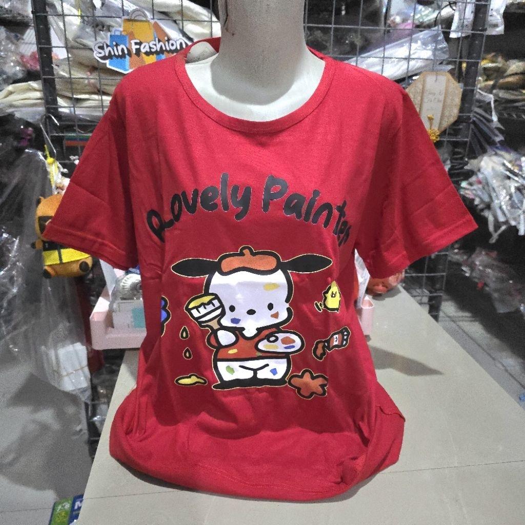 Kaos Jumbo Wanita XXXL Oreenjy Cupcake Model Lurus